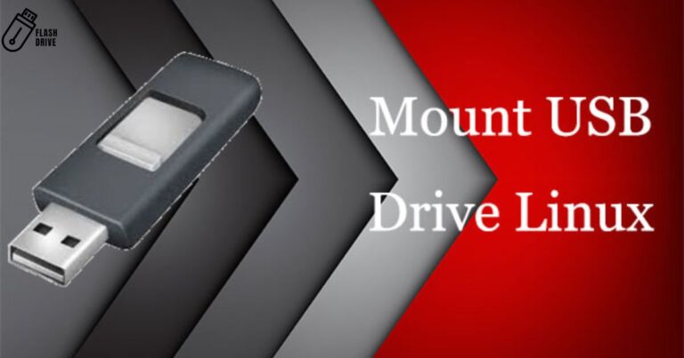 Mount A Flash Drive In Linux