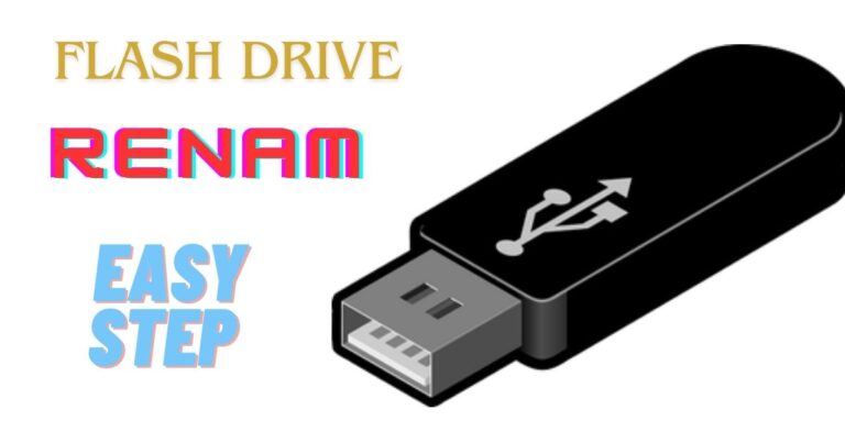 how to name a usb flash drive