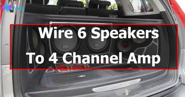 How to Wire 6 Speakers to a 4-Channel Amp